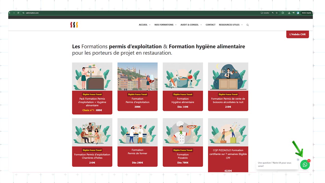 Bouton Setlyy intégré à une page