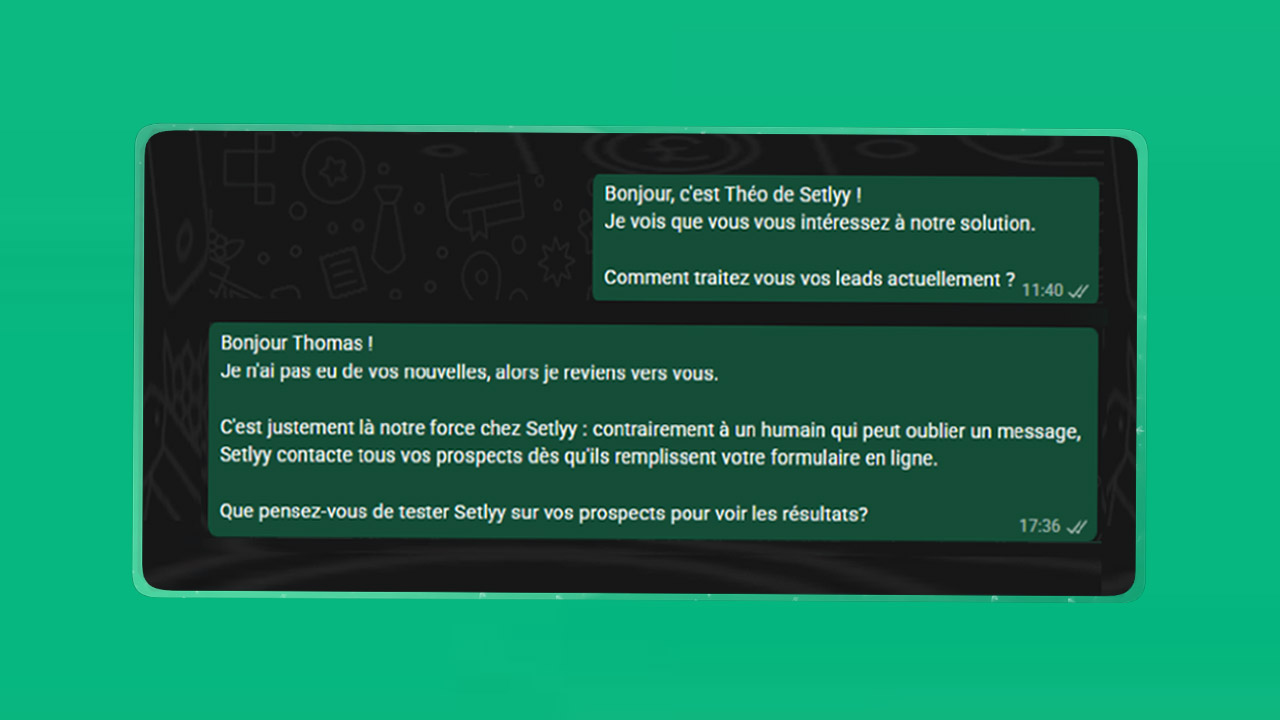 Relances automatiques Setlyy