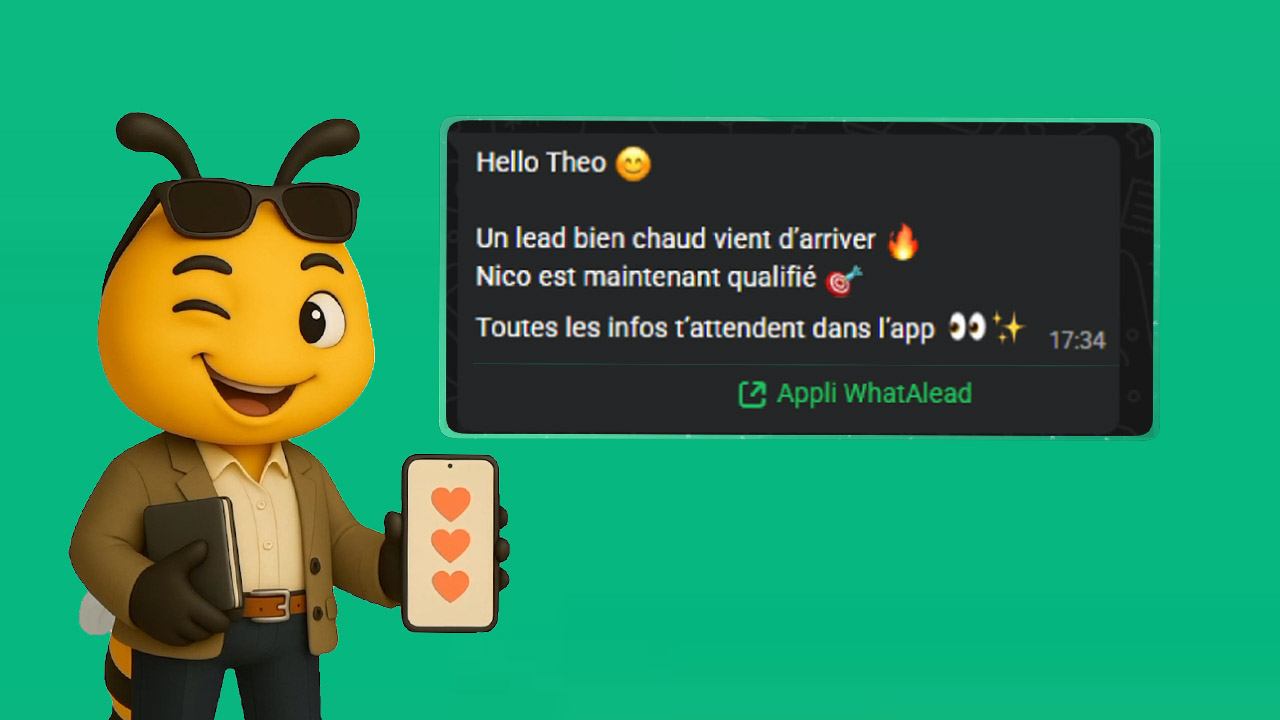 Notifications en temps réel Setlyy
